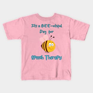 SLP, Speech Therapy, Speech language pathology, speech therapist, SLPA, Speech pathologist Kids T-Shirt